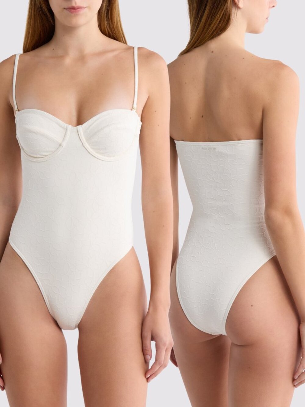 Billabong Wander Over Hailey One-Piece Swimsuit - Salt Crystal - Size XL